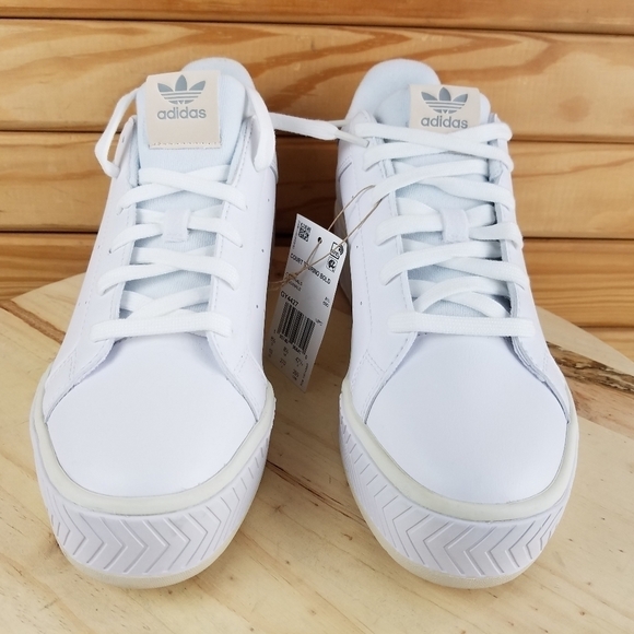 adidas Originals Court Tourino Sneaker Casual Platform Shoes GY4427 NEW Lace-up - Picture 4 of 15